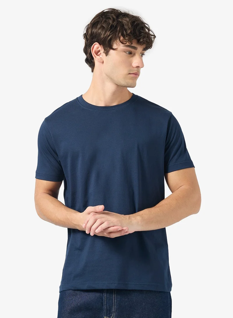 Seventy Five Basics  Pack of 2 Round Neck T-Shirt for Men | Best Price UAE