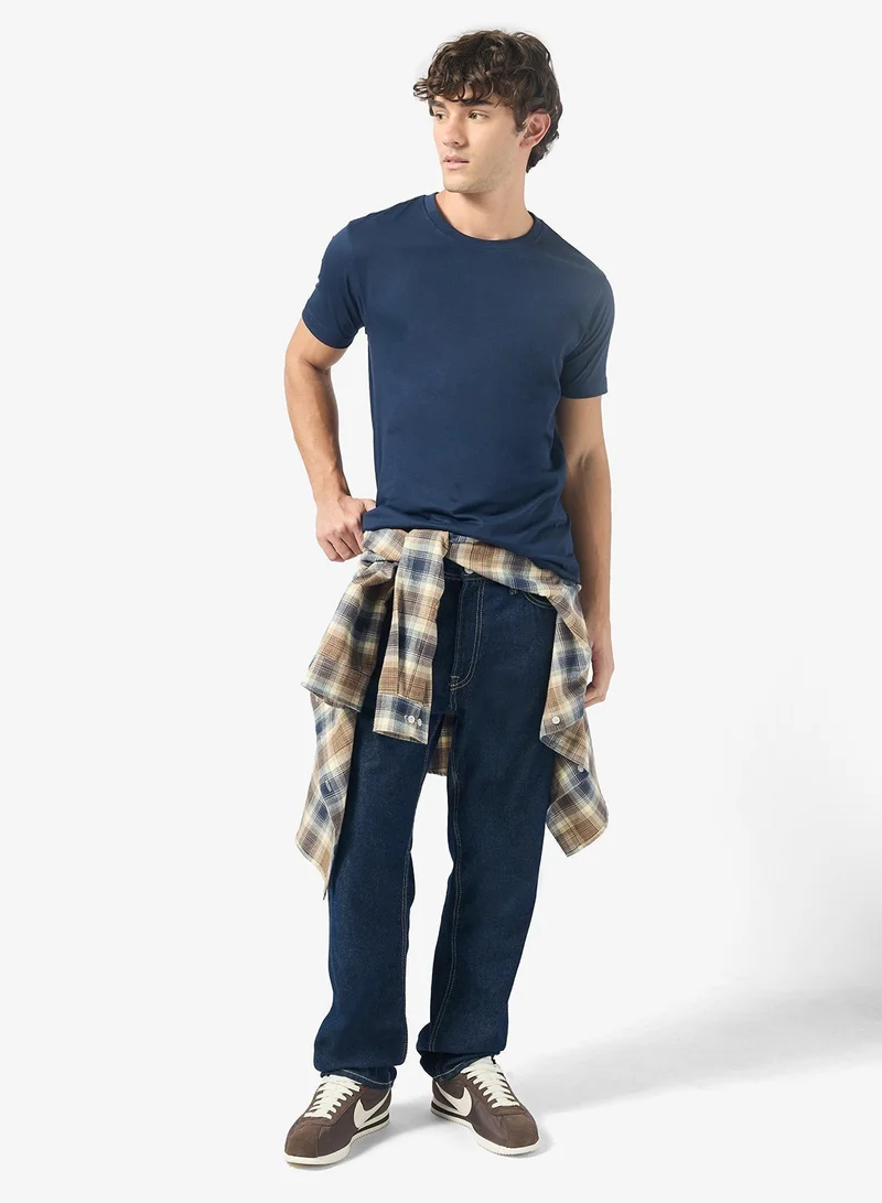 Seventy Five Basics  Pack of 2 Round Neck T-Shirt for Men | Best Price UAE