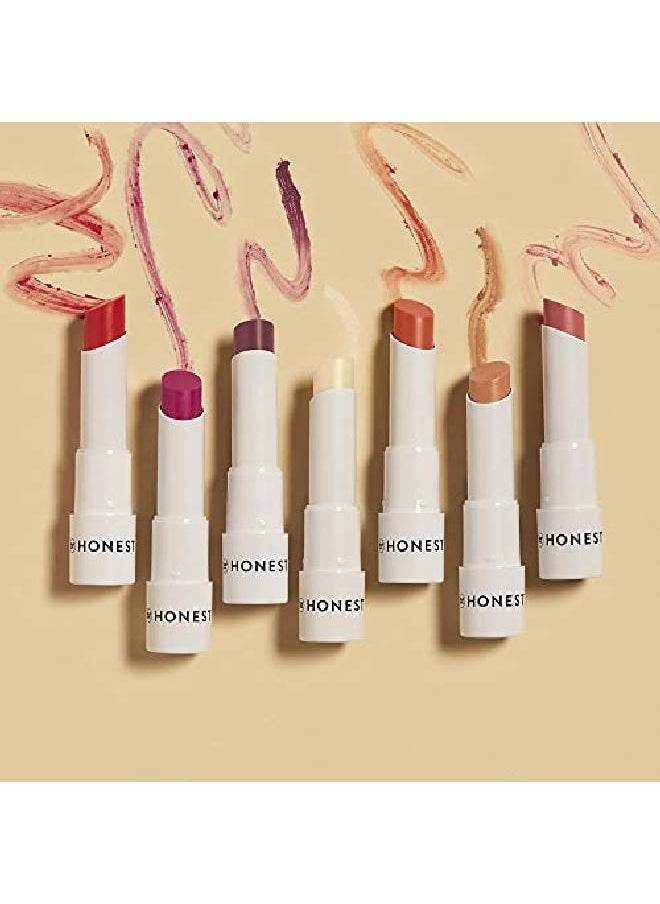 Honest Beauty - Tinted Lip Balm Fruit Punch With Acai Extracts + Avocado Oil ; Ewg Certified + Dermatologist & Physician Tested & Vegan + Cruelty Free ; 0141 Oz - Image 1