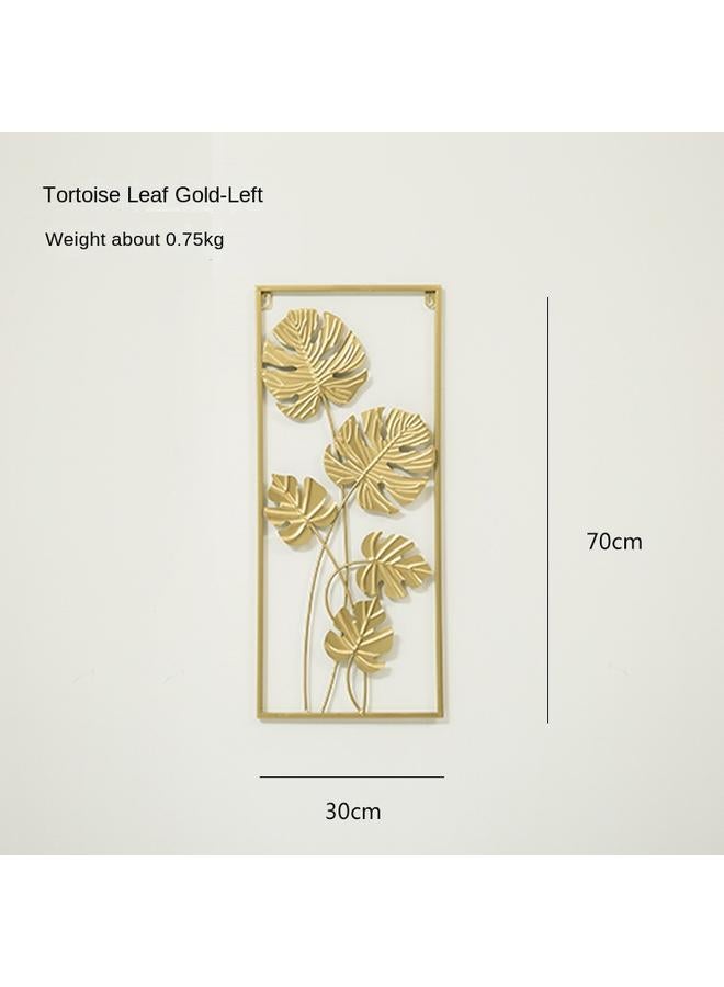 Bluejw New Chinese Style Wrought Iron Leaf Living Room Background Wall TV Sofa Porch Room Decoration - Image 5