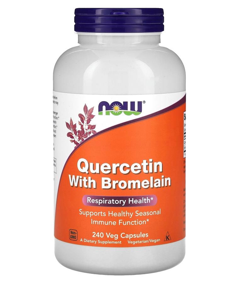 now Quercetin with Bromelain 240 Veg Capsules