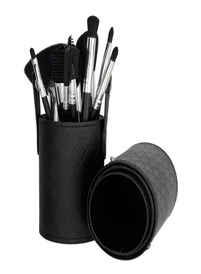 Pure Cosmetics 10 Piece Quilted Brush Set - Image 1