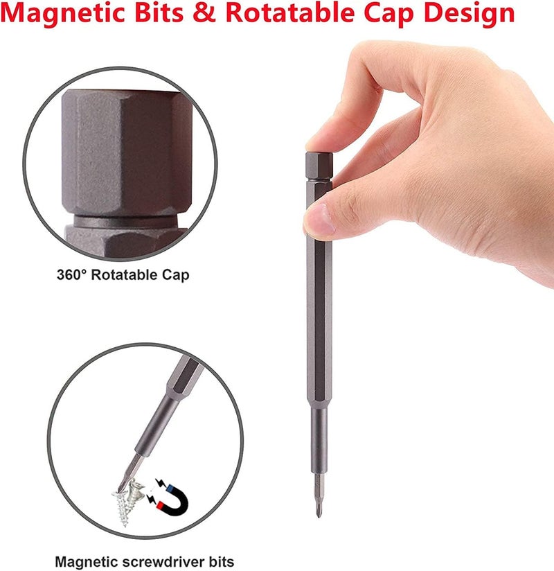 ZSIGNS 24 in 1 Precision Screwdriver Set Multifunction Magnetic Driver Bit Set Pocket Screwdriver Tool Set Mini Screwdriver Kit Repair Tool Kit for Electronics Tablet Cellphone - Image 2