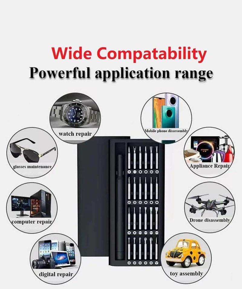 ZSIGNS 24 in 1 Precision Screwdriver Set Multifunction Magnetic Driver Bit Set Pocket Screwdriver Tool Set Mini Screwdriver Kit Repair Tool Kit for Electronics Tablet Cellphone - Image 5