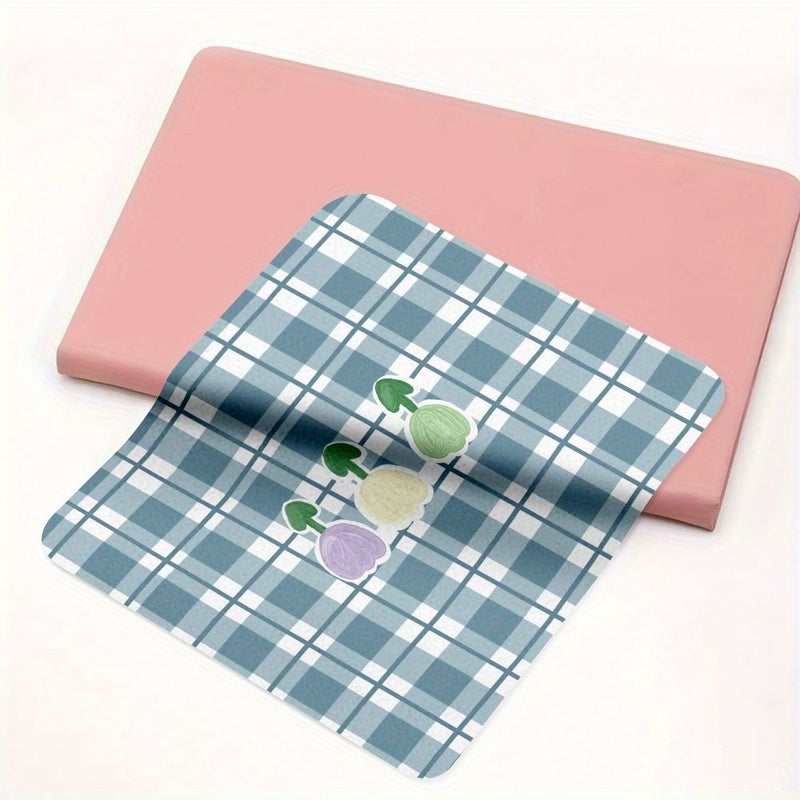 6 Pcs Microfiber Wipe Glasses Cloth Cartoon Fruit Pattern Scratch Free Cleaning Cloth - Image 2