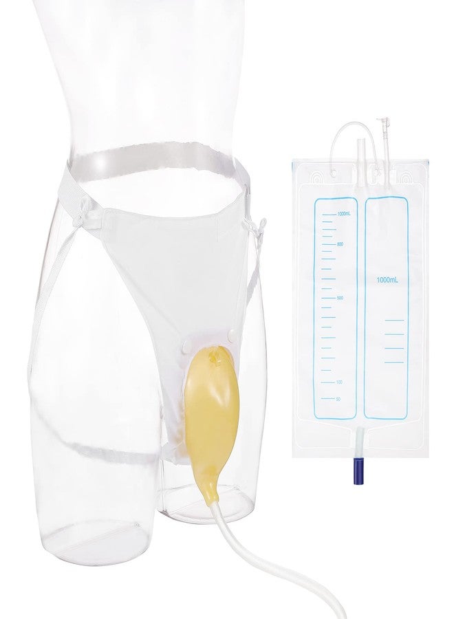 HEALLILY Female Urine Bag Urinal Collector Anti Allergic Medical Liquid Urine Bag Wearable Urinal System for Women Ladies - Image 2