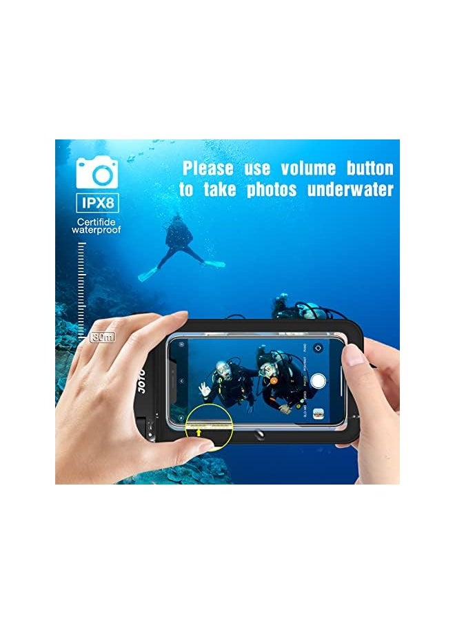 Waterproof Phone Pouch Universal Waterproof Case Dry Bag For Iphone 14 13 12 11 Pro Max Plus Xs Xr X 8 Galaxy S22 S21 S20 Pixel Up To 7.0 Ipx8 Underwater Phone Protector 2 Pack Black - pzsku/Z5ADF06A372CBAFA149BFZ/45/_/1702972363/2f8f768c-ffbd-458e-b25f-359bb29473cb