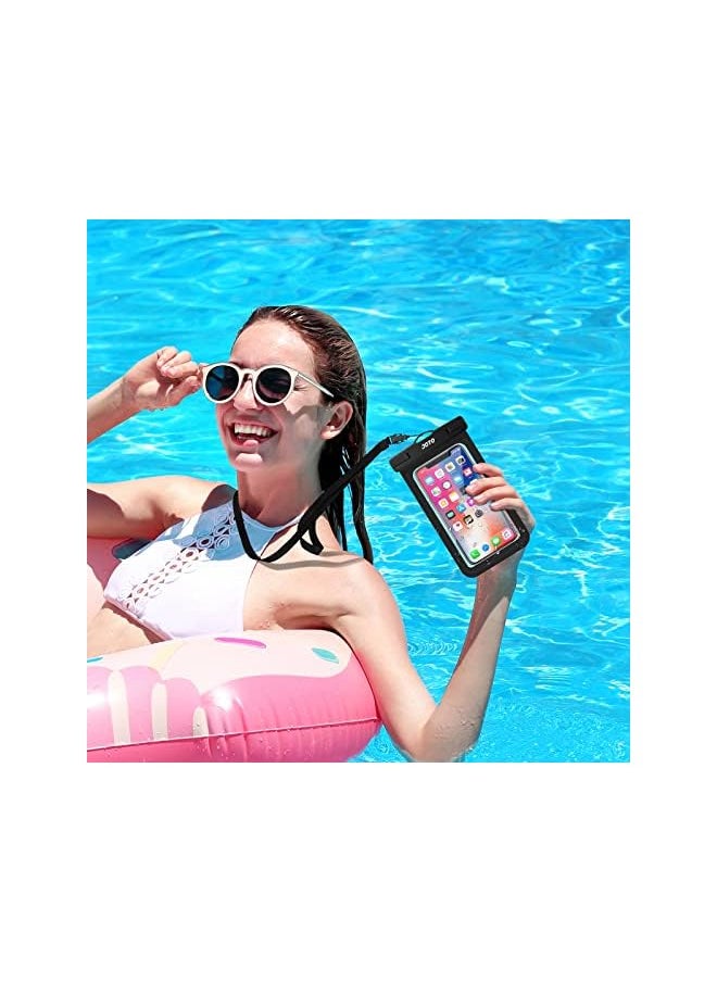 Waterproof Phone Pouch Universal Waterproof Case Dry Bag For Iphone 14 13 12 11 Pro Max Plus Xs Xr X 8 Galaxy S22 S21 S20 Pixel Up To 7.0 Ipx8 Underwater Phone Protector 2 Pack Black - pzsku/Z5ADF06A372CBAFA149BFZ/45/_/1702972365/074a5ada-c377-4d0f-8fda-d3e42160c4b8