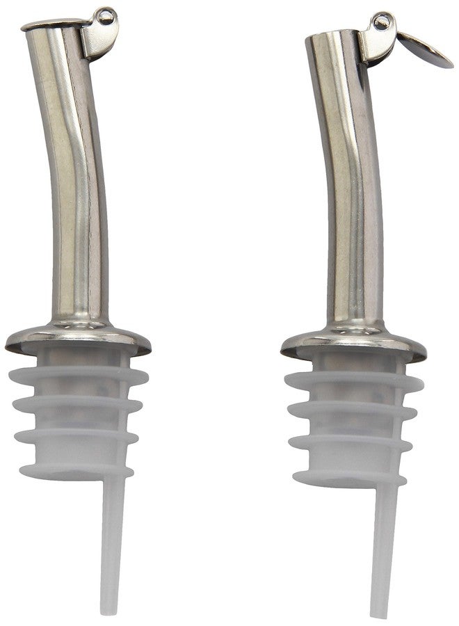 Dexam 17841069 Stainls Steel Oil Drizzlers, Stainls Steel, Pack of 2 - Image 1