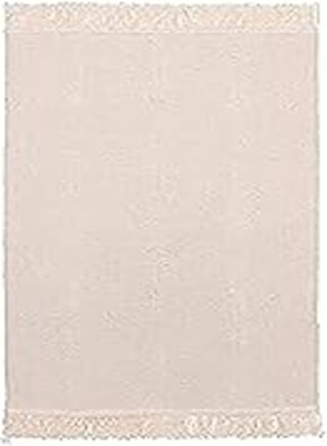 Digital Shoppy SORTSÖ Rug, Flatwoven, Unbleached,55x85 cm (1 ' 10 "x2 ' 9 ")