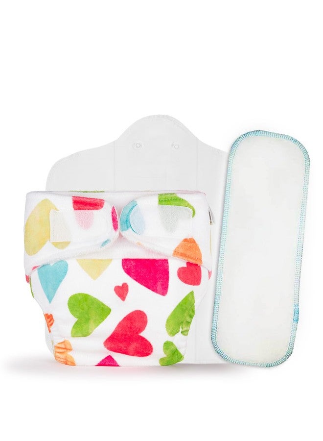SuperBottoms New Born UNO Cloth Diaper Combo Pack - Includes 1 UNO Diaper, 1 DryFeel Magic Pad & 1 Universal Booster Pad - Reusable, Washable, Organic & Rash-Free - For Babies - 0-3M - Eco-Friendly - Image 1