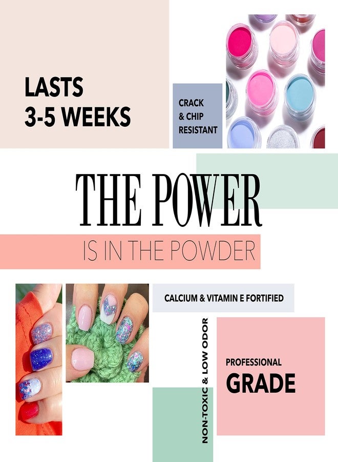 Revel Nail Dip Powder - French Nail Polish Dip Powder, Chip Resistant Dip Nail Powder with Vitamin E and Calcium, DIY Manicure, Veronica - Image 3