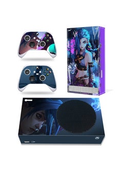 IINE XBOX SERIES S Console Controller Skins Set, Skin Wrap Decal Sticker XBOX Series S, Protective Film Sticker for XBOX S LOL ,XBOX Series S Sticker, Vinyl Cover Sticker  - Image 1