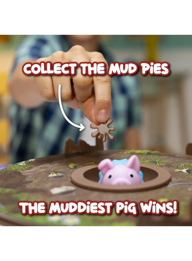 PlayMonster Pigs on Trampolines Board Games - Family Game, Kids Games, Multi-Player, Board Games for Family Night, Preschool Toys, Hand-Eye-Coordination Game, The Muddiest Pig Wins The Game, Ages 6+ - Image 5