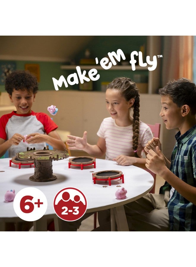 PlayMonster Pigs on Trampolines Board Games - Family Game, Kids Games, Multi-Player, Board Games for Family Night, Preschool Toys, Hand-Eye-Coordination Game, The Muddiest Pig Wins The Game, Ages 6+ - Image 3