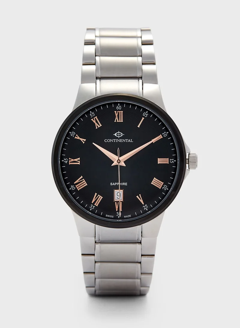 CONTINENTAL Steel Strap Analog Watch for Men Best Price Kuwait