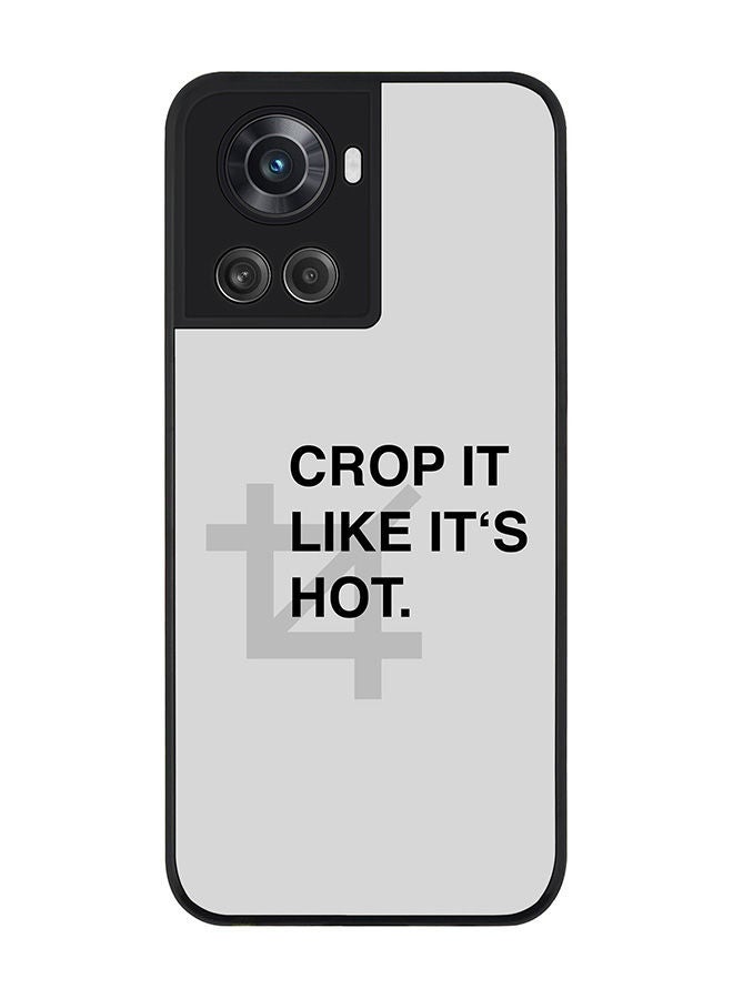 Stylizedd Rugged Black edge case for OnePlus 10R 5G/OnePlus Ace 5G Slim fit Soft Case Flexible Rubber Edges Anti Drop TPU Gel Thin Cover - Crop It  - Image 1