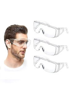 Oasisgalore Anti Fog Dust Safety Glasses Goggles Over Eyeglasses for Women Men，Safety Goggles Eye Protection for Nurses Workers Architect  - Image 1