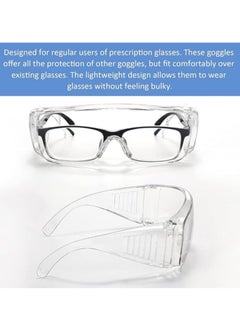 Oasisgalore Anti Fog Dust Safety Glasses Goggles Over Eyeglasses for Women Men，Safety Goggles Eye Protection for Nurses Workers Architect  - Image 5