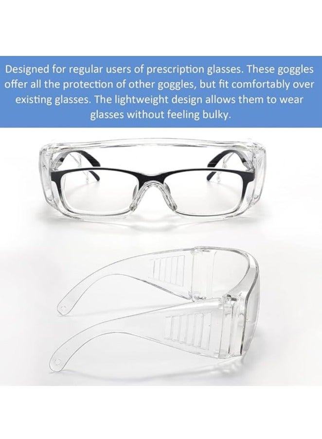 Oasisgalore Anti Fog Dust Safety Glasses Goggles Over Eyeglasses for Women Men，Safety Goggles Eye Protection for Nurses Workers Architect - Image 5