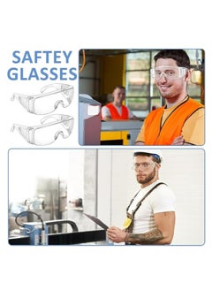 Oasisgalore Anti Fog Dust Safety Glasses Goggles Over Eyeglasses for Women Men，Safety Goggles Eye Protection for Nurses Workers Architect  - Image 4