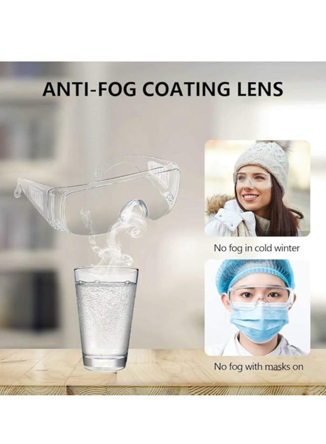 Oasisgalore Anti Fog Dust Safety Glasses Goggles Over Eyeglasses for Women Men，Safety Goggles Eye Protection for Nurses Workers Architect - Image 2