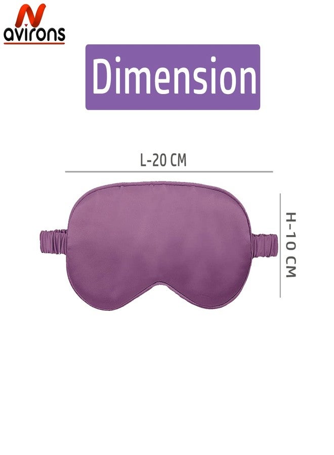 Avirons Silk Hair Bonnet with Eye Mask for Sleeping and Scrunchies| Satin Sleeping Cap for Hair| Sleeping Eye Mask | Double Layer Bonnet | Reversible Silk Hair Cap for Sleeping - Image 4