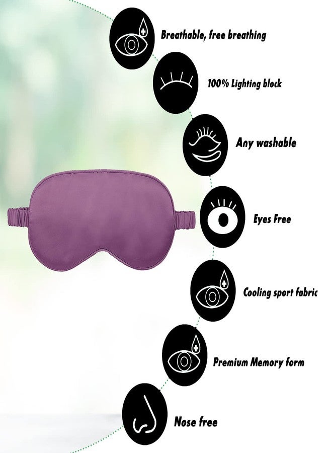 Avirons Silk Hair Bonnet with Eye Mask for Sleeping and Scrunchies| Satin Sleeping Cap for Hair| Sleeping Eye Mask | Double Layer Bonnet | Reversible Silk Hair Cap for Sleeping - Image 3