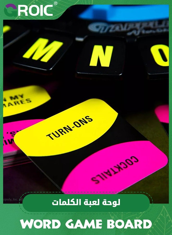 GROIC TAPPLE Word Game with Cards, Fast-Paced Family Board Game for Kids, Choose a Category & Race Against The Timer to be The Last Player, Learning Educational Toys Learning Game for All Ages - Black  - Image 5