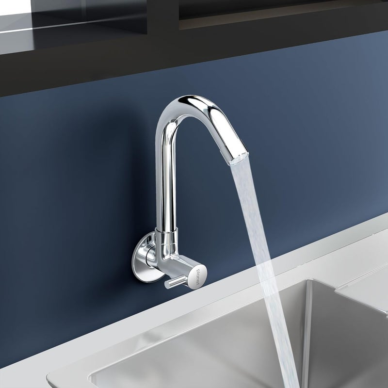 Planet Single Lever Sink Cock for KitchenSink Cock with Teflon TapPack of 1 MakasaChrome Finish - Image 5