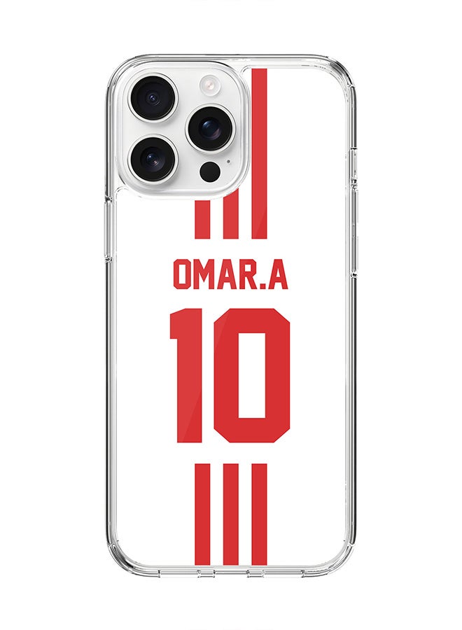 Stylizedd For iPhone 16 Pro Max Case [Compatible with MagSafe] Slim Magnetic cover Clear Phone Case - Football Team - UAE, Omar.A - Image 1