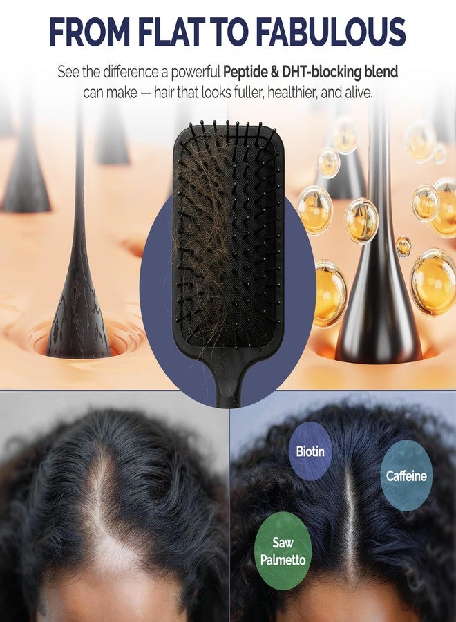 Shiny Leaf شامبو وبلسم مضاد لتساقط الشعر - تركيبة كثافة خالية من الكبريتات مع البيوتين والكافيين ونخيل الساوا للنساء والرجال، آمن للألوان المعالجة وجميع أنواع الشعر، 16 أونصة سائلة لكل منهما - Image 4