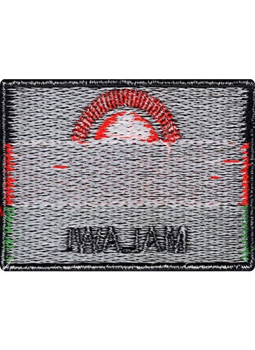 Artist Unknown - Malawi Flag Applique Embroidered Sweing Patch Suitable for Jackets, Bags, T-Shirts, Jeans, Pants, Outdoor Clothing ; Size: 7cm x 5cm ; Imported from Malaysia (1 Piece) - Image 1