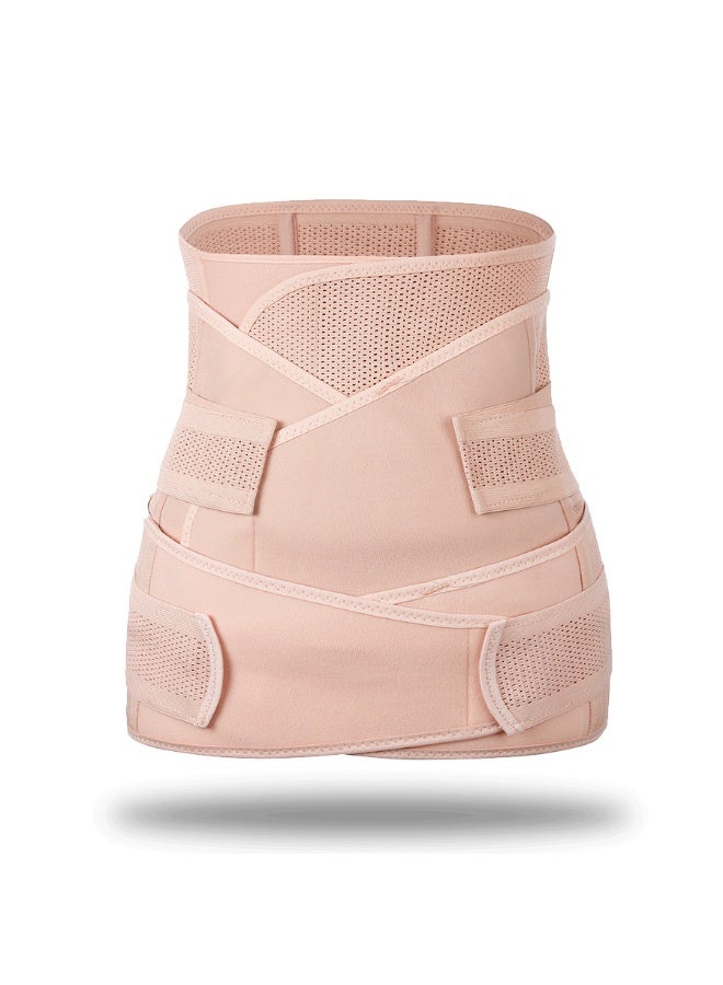 Kikibebe Kikibebe Tummy Tuck Belt - 3-in-1 Reinforced Girdle, Adjustable Postpartum Abdominal Support, Breathable & Comfortable for Women-Beige  - Image 1