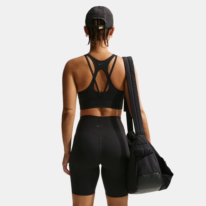 Nike Black Women's Zenvy Padded Longline Sports Bra for Women | Best Price UAE