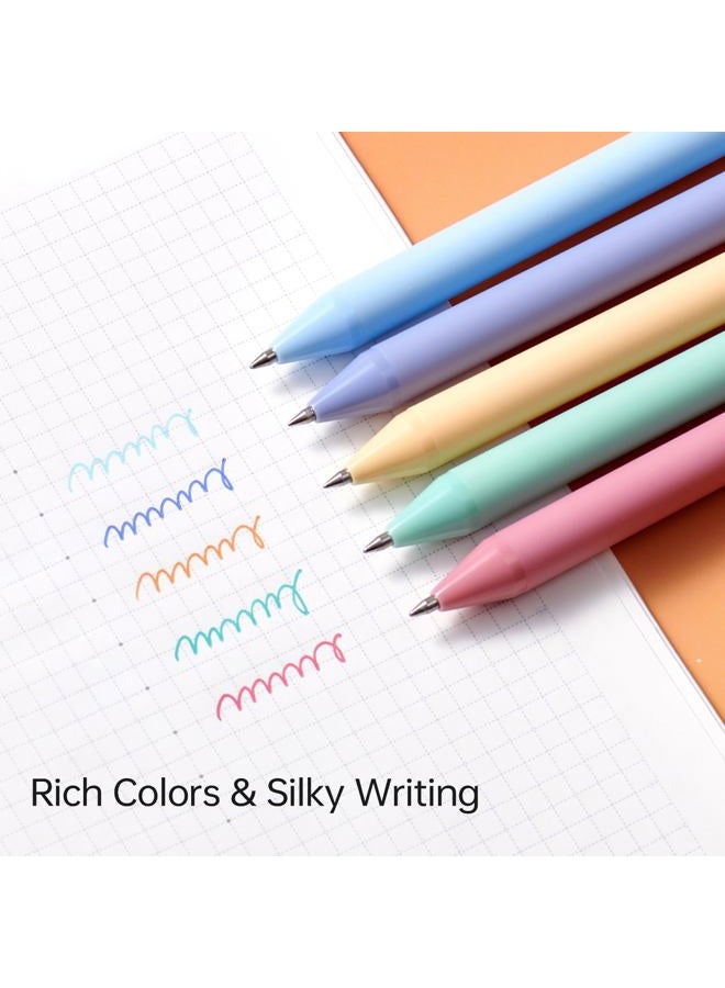 Kaco PURE Gel Ink Pens Sunrise Impression Series 5 Pieces Gel Pens 0.5mm Fine Point 5 Assorted Ink Colors - Image 2