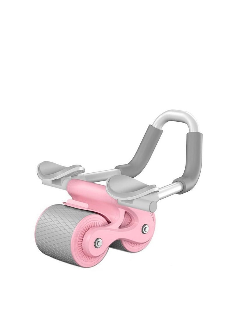 شو وو عجلة تمارين البطن والظهر، منشط العضلات البطنية مع دعم للكوع، ويتميز بربيع قابل للتعديل ومقابض مانعة للانزلاق للرجال والنساء. - Image 1