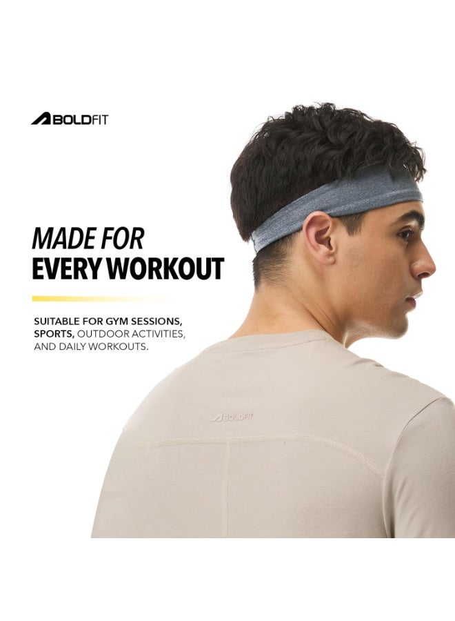 Boldfit Polyester Blend Head Band for Man Sports Head Bandana for Men & Women Gym Hair Band for Men Workout, Running Breathable, Non-Slip & Quick Drying Head Bands for Long Hair - Image 5