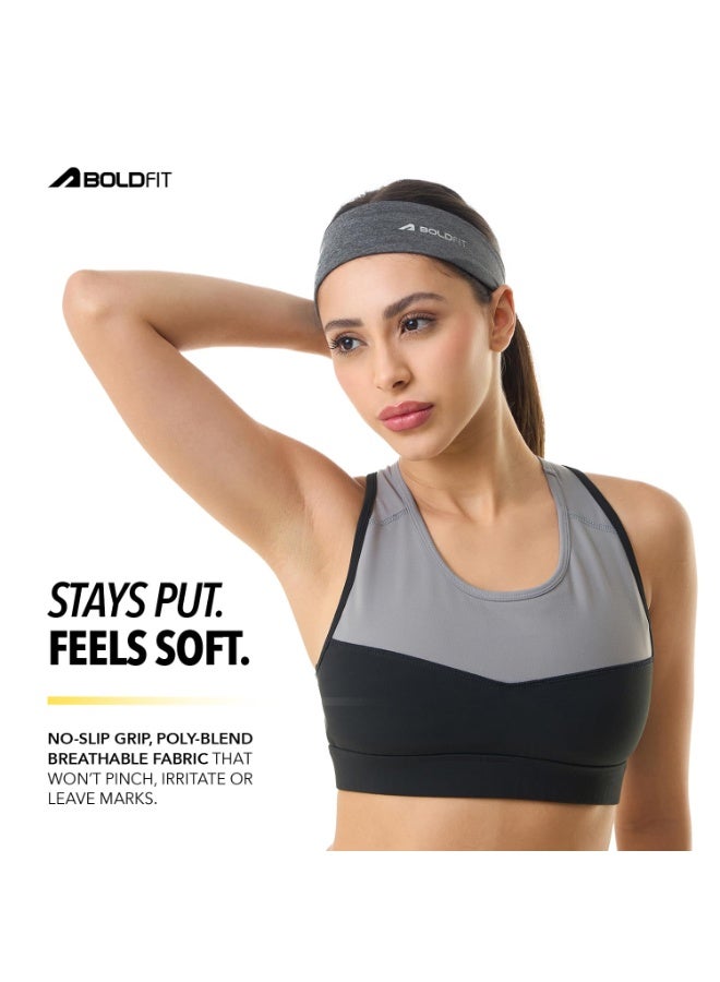 Boldfit Polyester Blend Head Band for Man Sports Head Bandana for Men & Women Gym Hair Band for Men Workout, Running Breathable, Non-Slip & Quick Drying Head Bands for Long Hair - Image 4