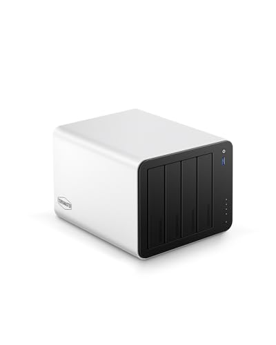 TERRAMASTER F4-425 Plus NAS Storage - 4Bay Intel N150 Quad-Core CPU, 16GB RAM DDR5, 5GbE LAN x 2, M.2 Slot x 3, Network Attached Storage for Teamwork, Multimedia Server (Diskless) - Image 1
