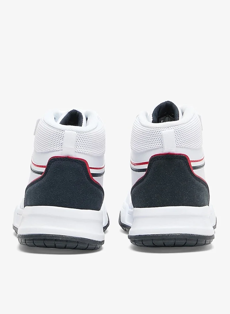 U.S. Polo Assn. White Women's Lightweight Shoes White High-Top Sneakers - Sporty Design Shoes, Comfortable Ankle Support for Everyday Casual Wear for Women | Best Price UAE