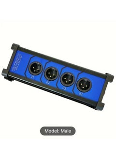 Professional XLR Audio Cable Tester – 4-Channel, Dual-Sided Testing Box, Blue and Black Male and Female Connectors for Audio Cables - pzsku/Z5AE05FB2D9C858DE8572Z/45/1741320540/c4a9e654-eb03-4ee6-bbd3-88f50e6c4b44