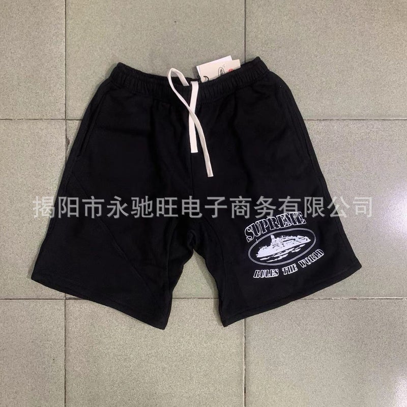 Cross-border E-commerce Alcatraz Shorts Ship Printed Shorts Trendy Hip-hop Skateboard Casual Sweater Trendy Brand Pants Style eight - Image 1