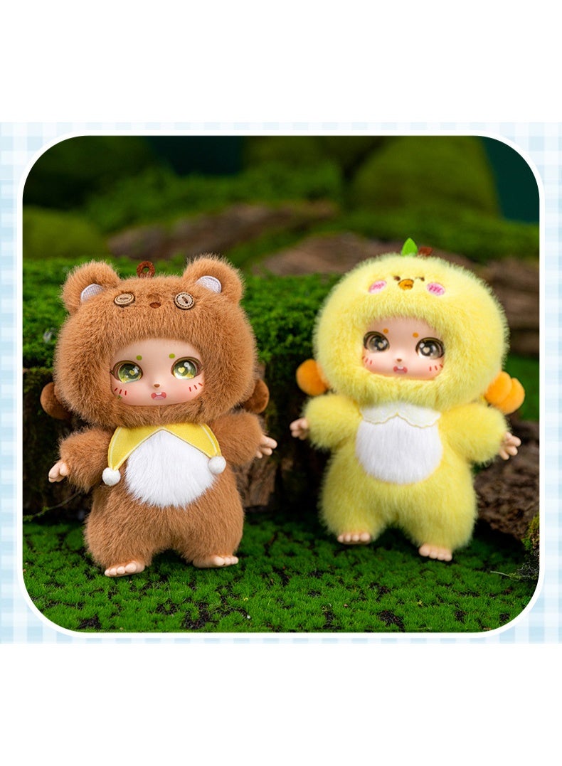 Dreamer Bag Pendant, Dreamer Series Vinyl Plush Toy, Doll Height 15 cm (Yellow - Cute） - Image 3