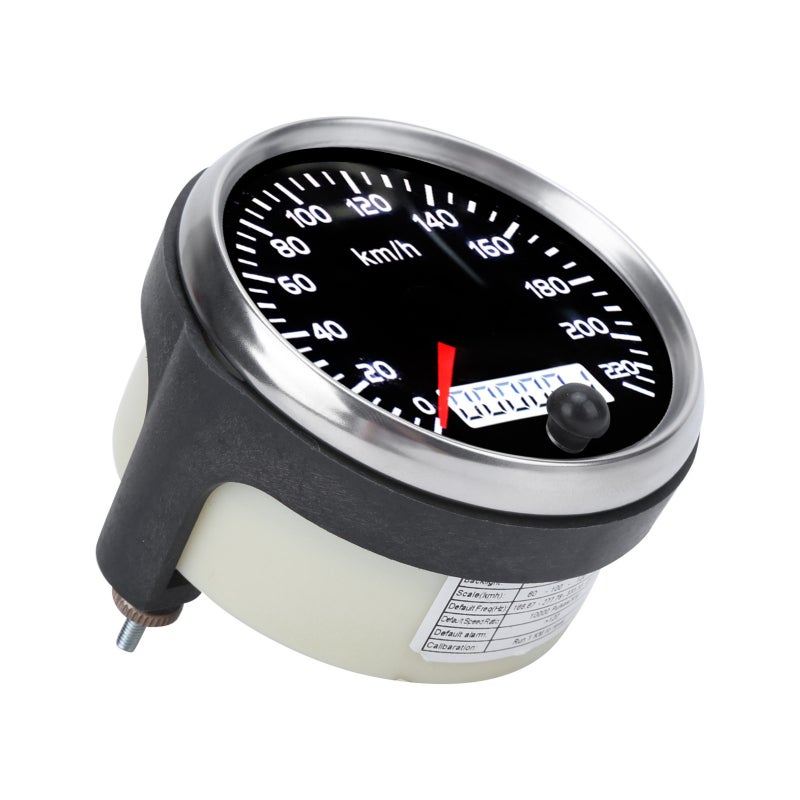 CNSPEED Speed Gauge LCD Stepping Motor Accurate Display Boat Odometer - IP67 Waterproof 316L Stainless Steel Bezel Speedometer for Marine Automotive Engine - Image 5