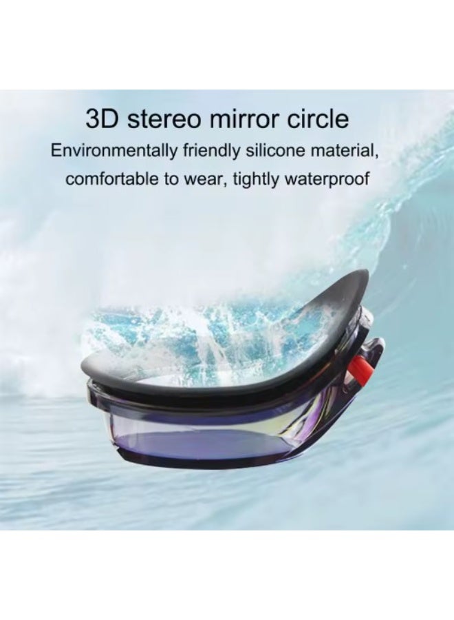 arena Swimming goggles with mirrored lenses and 3 interchangeable nose clip sizes - Image 4
