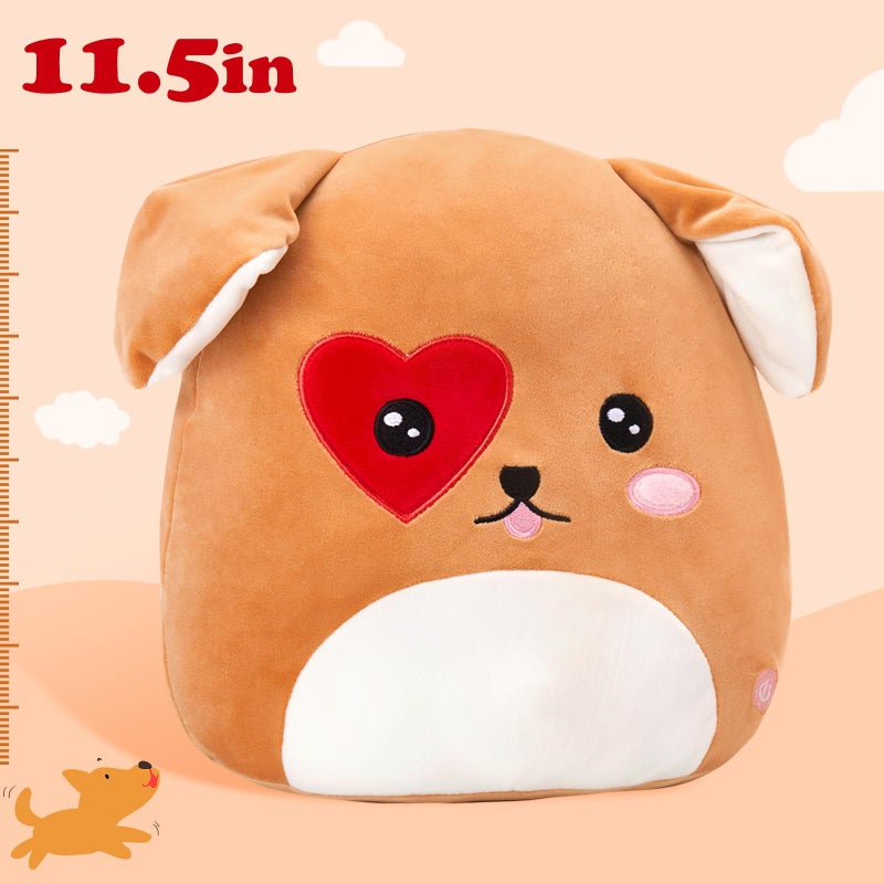CozyWorld Light up Puppy Dog Plush Stuffed Animals with LED Colorful Night Light Glow Squishy Pillow Birthday Valentines Day Gift for Kids Girls Girlfriends 11.5 inch - Image 2
