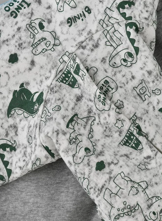 بيبي كلو Dino Adventure Hoodie & Jogger Set for Boys