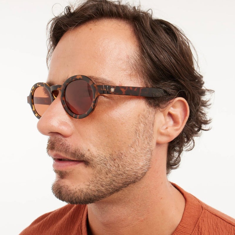 BARNER Charles Tortoise Sun Lente: Cr22 Brown - Unisex  Round Sunglasses - Image 2