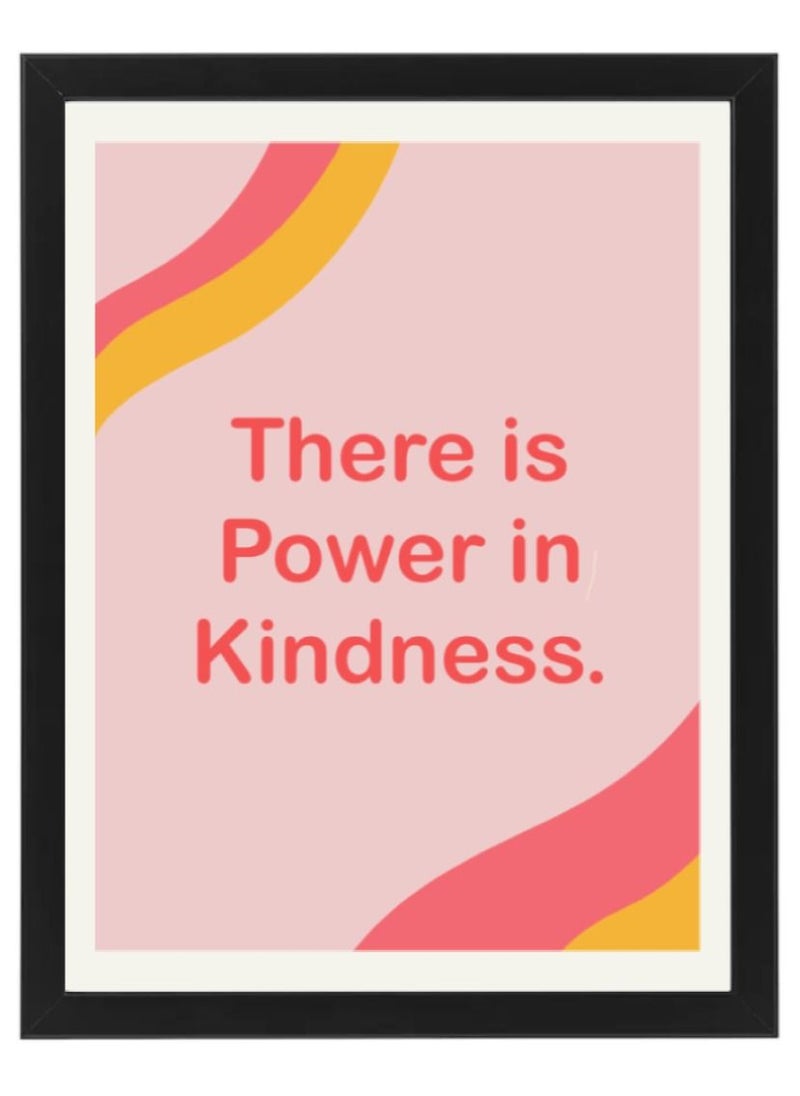 Boomah Accessories Girl Power Pink Room Decoration Poster with Frame 30x40 